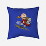 Charlie And Snoopy-none removable cover w insert throw pillow-zascanauta