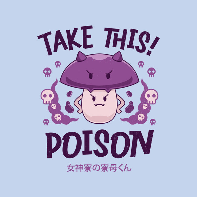 Poison Mushroom Kawaii-none polyester shower curtain-Logozaste