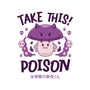 Poison Mushroom Kawaii-none stretched canvas-Logozaste