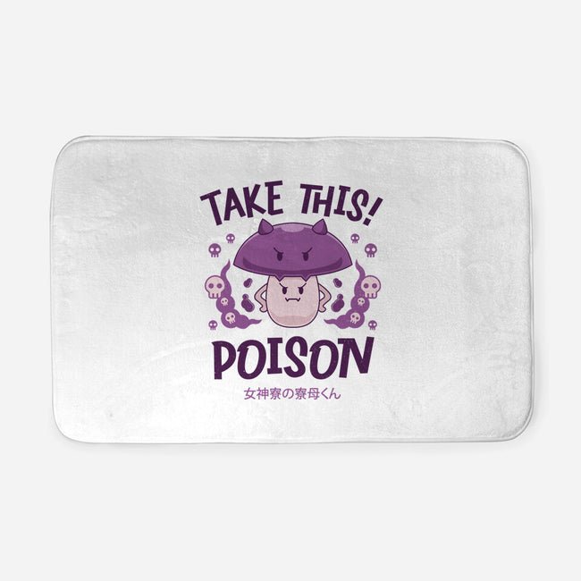 Poison Mushroom Kawaii-none memory foam bath mat-Logozaste