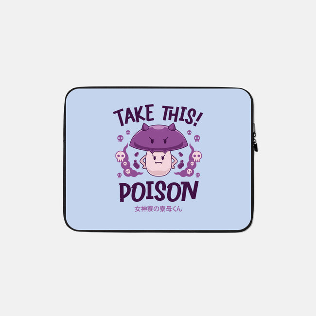 Poison Mushroom Kawaii-none zippered laptop sleeve-Logozaste