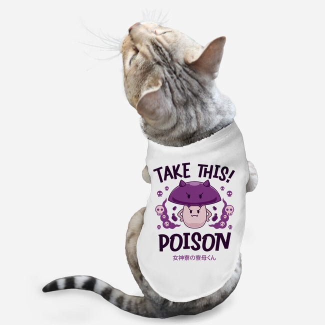 Poison Mushroom Kawaii-cat basic pet tank-Logozaste