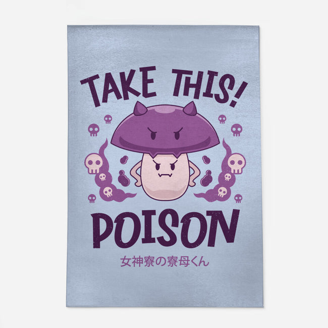 Poison Mushroom Kawaii-none outdoor rug-Logozaste