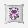 Poison Mushroom Kawaii-none non-removable cover w insert throw pillow-Logozaste
