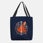 Demon Dog-none basic tote bag-Logozaste