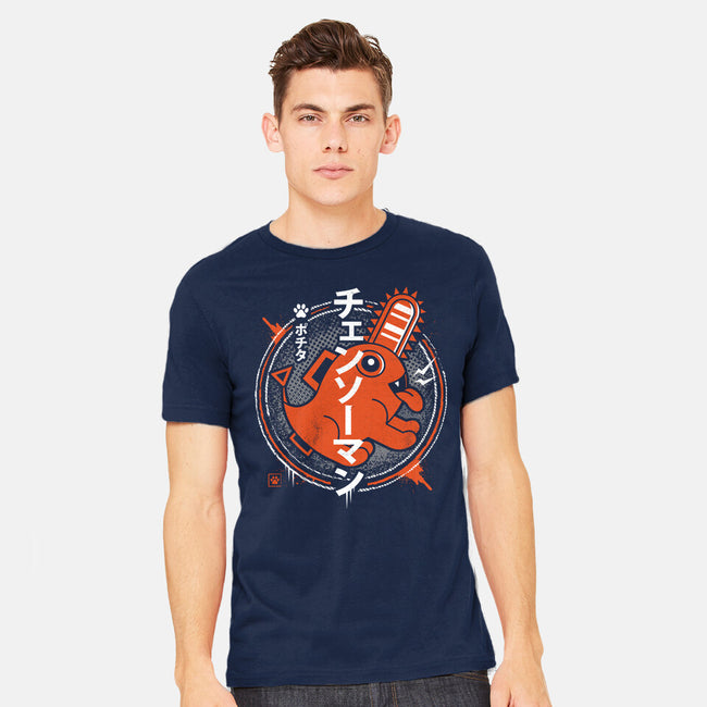 Demon Dog-mens heavyweight tee-Logozaste