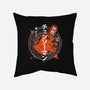 Demon Dog-none removable cover w insert throw pillow-Logozaste