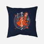 Demon Dog-none removable cover w insert throw pillow-Logozaste