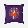 Demon Dog-none removable cover w insert throw pillow-Logozaste