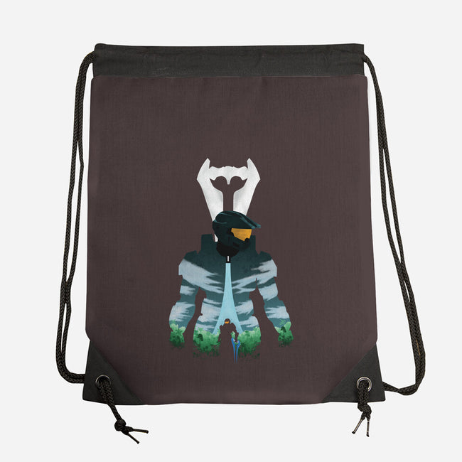 The Best Warrior-none drawstring bag-Jackson Lester