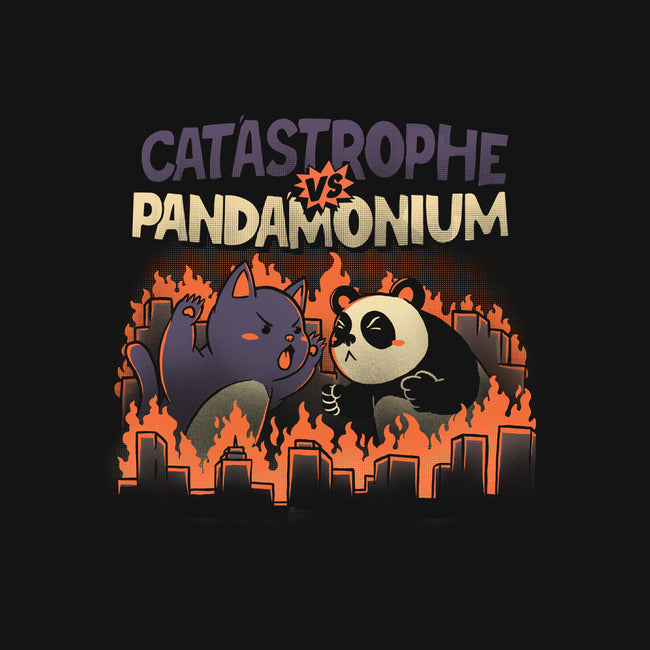 Catastrophe VS Pandamonium-mens heavyweight tee-tobefonseca