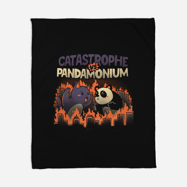 Catastrophe VS Pandamonium-none fleece blanket-tobefonseca
