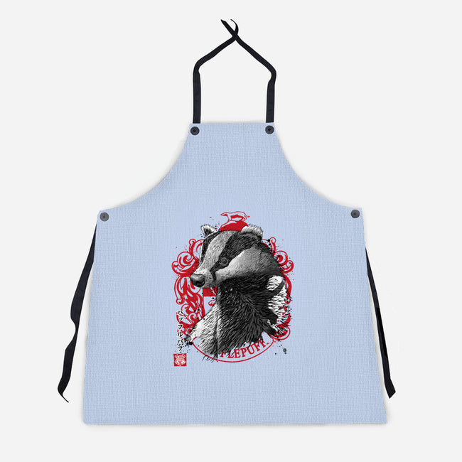 Loyalty And Fairness Sumi-E-unisex kitchen apron-DrMonekers