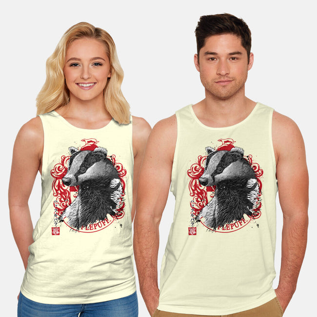 Loyalty And Fairness Sumi-E-unisex basic tank-DrMonekers