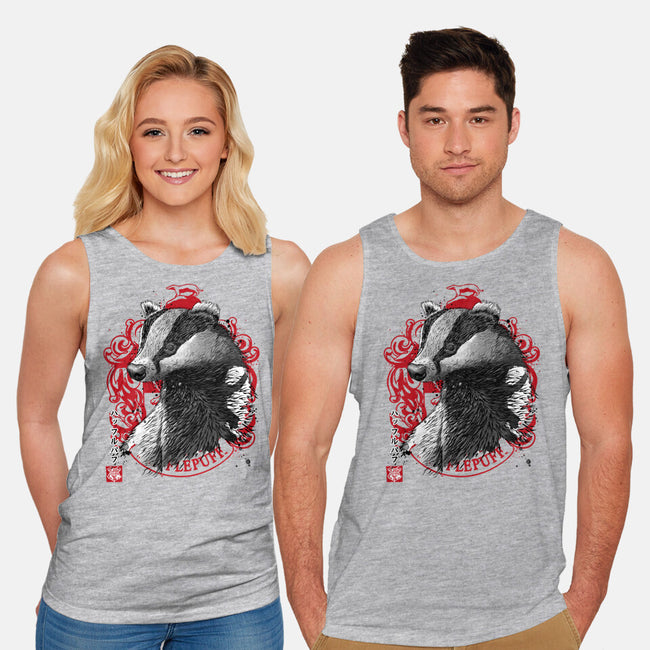 Loyalty And Fairness Sumi-E-unisex basic tank-DrMonekers