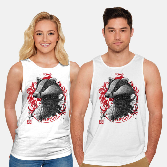 Loyalty And Fairness Sumi-E-unisex basic tank-DrMonekers