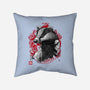 Loyalty And Fairness Sumi-E-none removable cover w insert throw pillow-DrMonekers