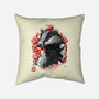 Loyalty And Fairness Sumi-E-none removable cover w insert throw pillow-DrMonekers
