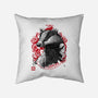 Loyalty And Fairness Sumi-E-none removable cover w insert throw pillow-DrMonekers