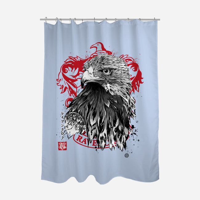 Wit And Wisdom Sumi-E-none polyester shower curtain-DrMonekers