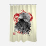 Wit And Wisdom Sumi-E-none polyester shower curtain-DrMonekers