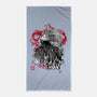 Wit And Wisdom Sumi-E-none beach towel-DrMonekers