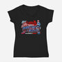 Museum Of Monsters And Madmen-womens v-neck tee-goodidearyan