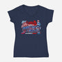 Museum Of Monsters And Madmen-womens v-neck tee-goodidearyan
