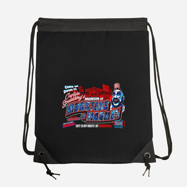 Museum Of Monsters And Madmen-none drawstring bag-goodidearyan
