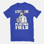 Level The Playing Field-mens basic tee-Boggs Nicolas