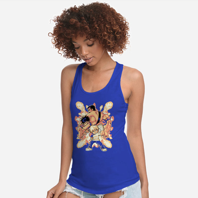 Checking Out The City-womens racerback tank-1Wing