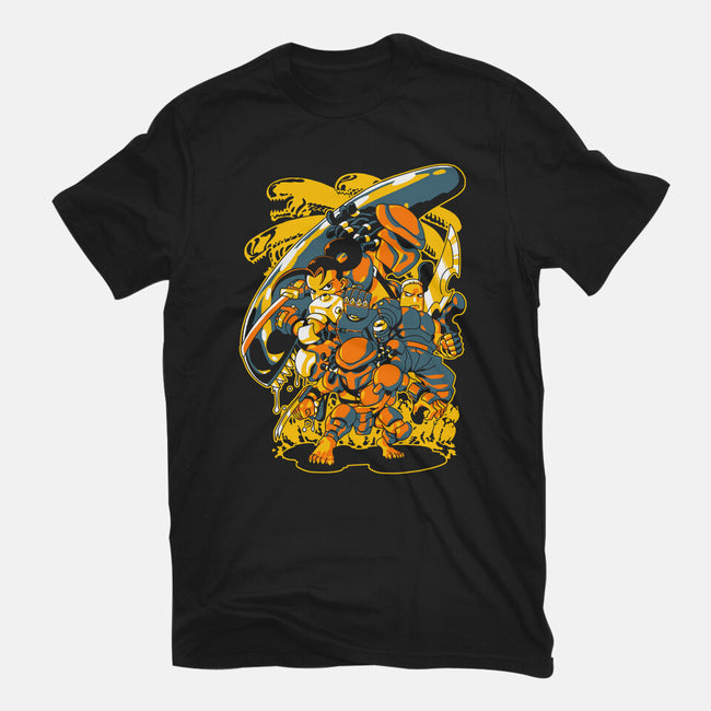 Hunting Aliens-youth basic tee-1Wing