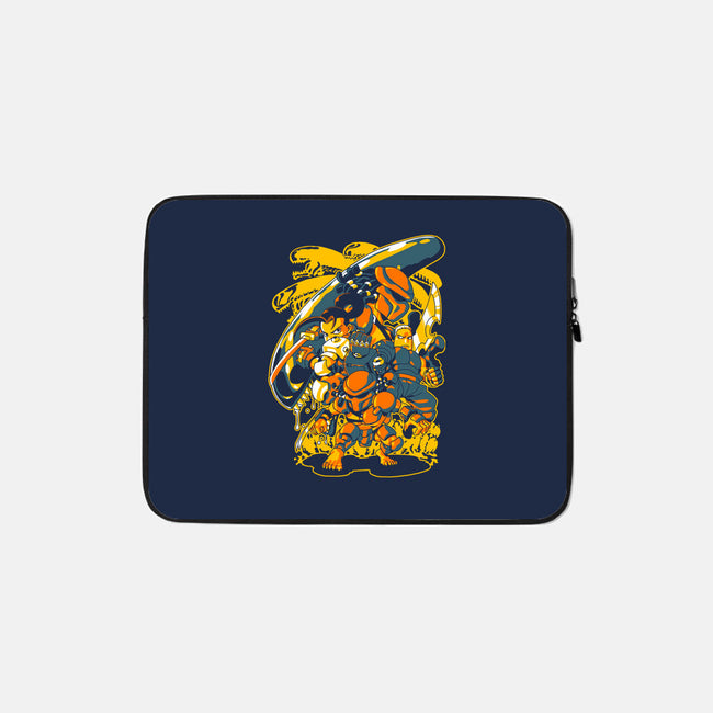 Hunting Aliens-none zippered laptop sleeve-1Wing