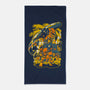 Hunting Aliens-none beach towel-1Wing