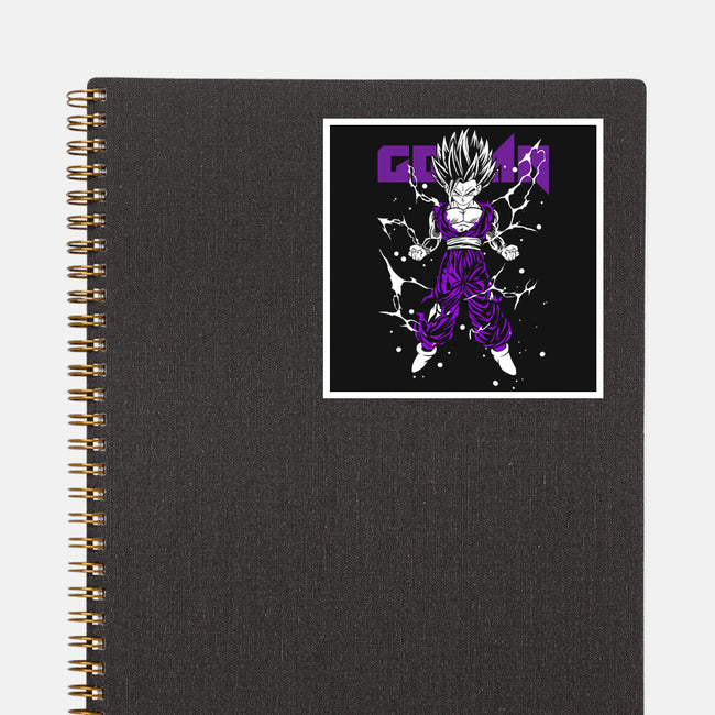 Gohan-none glossy sticker-Seeworm_21