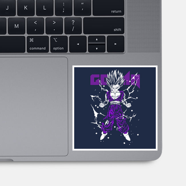 Gohan-none glossy sticker-Seeworm_21