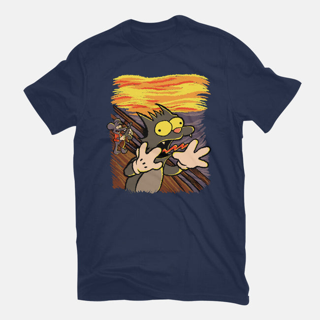 Itchy Scratchy Scream-mens heavyweight tee-leepianti