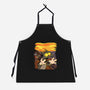 Itchy Scratchy Scream-unisex kitchen apron-leepianti