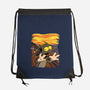 Itchy Scratchy Scream-none drawstring bag-leepianti