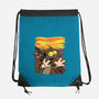 Itchy Scratchy Scream-none drawstring bag-leepianti