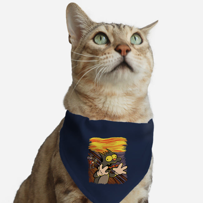 Itchy Scratchy Scream-cat adjustable pet collar-leepianti