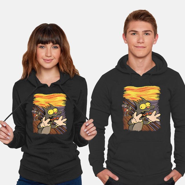 Itchy Scratchy Scream-unisex pullover sweatshirt-leepianti
