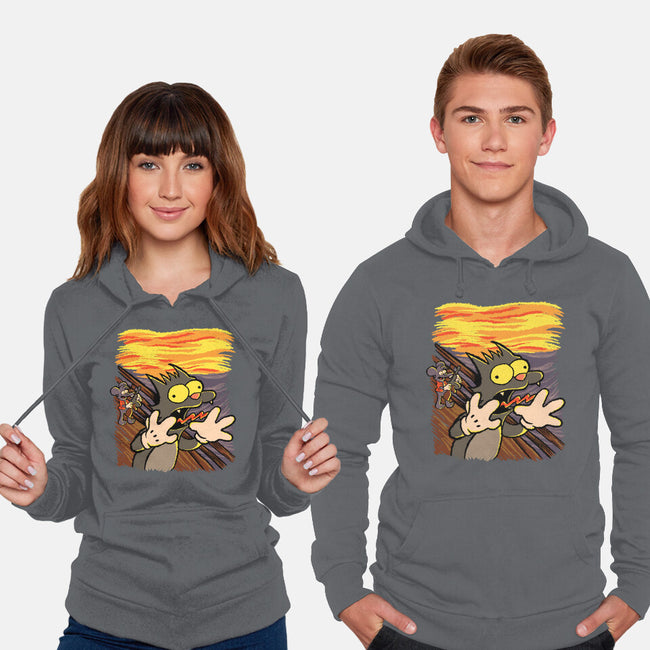 Itchy Scratchy Scream-unisex pullover sweatshirt-leepianti
