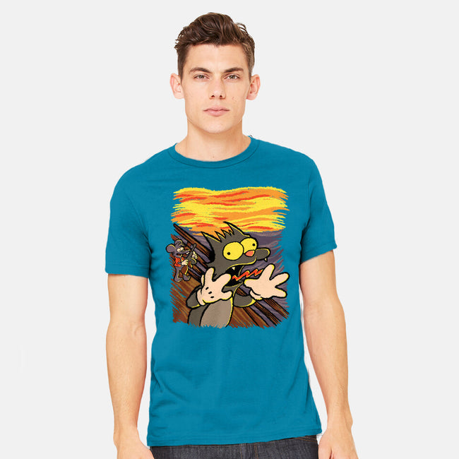 Itchy Scratchy Scream-mens heavyweight tee-leepianti