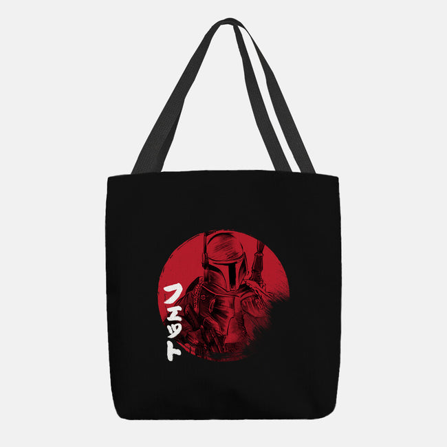 Red Sun Fett-none basic tote bag-DrMonekers