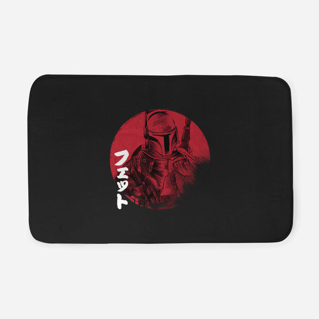 Red Sun Fett-none memory foam bath mat-DrMonekers