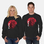 Red Sun Fett-unisex crew neck sweatshirt-DrMonekers