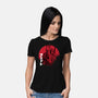 Red Sun Fett-womens basic tee-DrMonekers