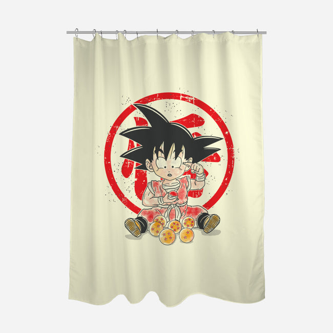 Wrong Ball-none polyester shower curtain-turborat14