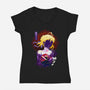 King Of Knights Girl-womens v-neck tee-bellahoang